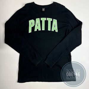 PATTA Long Sleeve Crew Mens Shirt XL Black